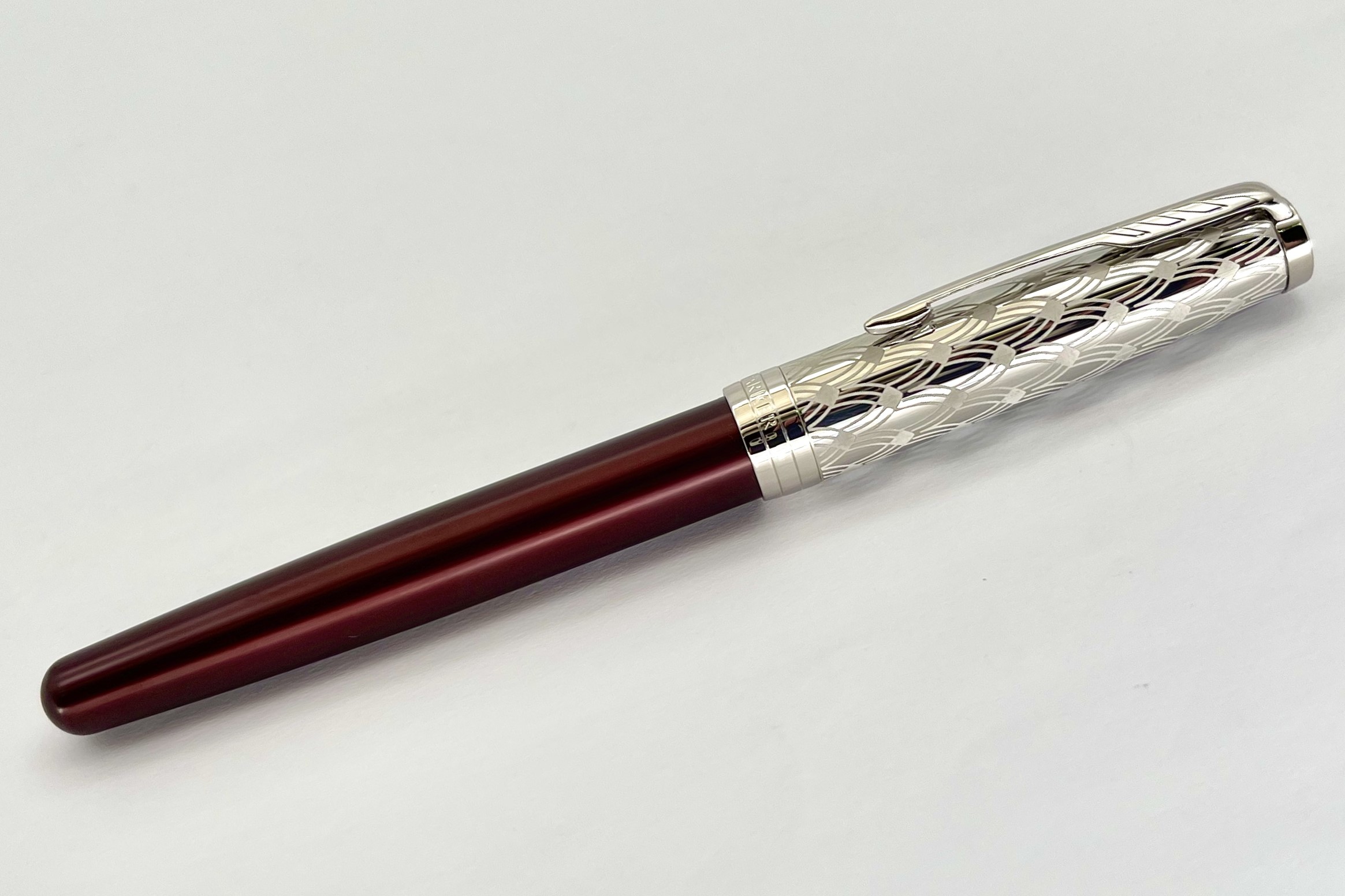 ParkerSonnetPremiumMetalRedCTFountainPen_G